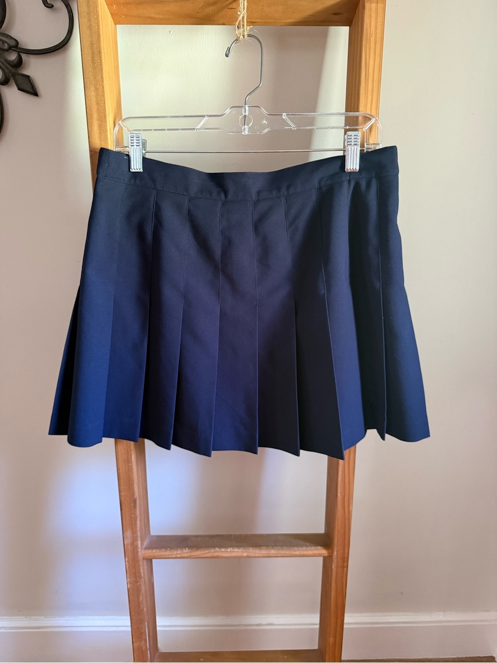 Cutter & Buck Navy Pleated Mini Skirt